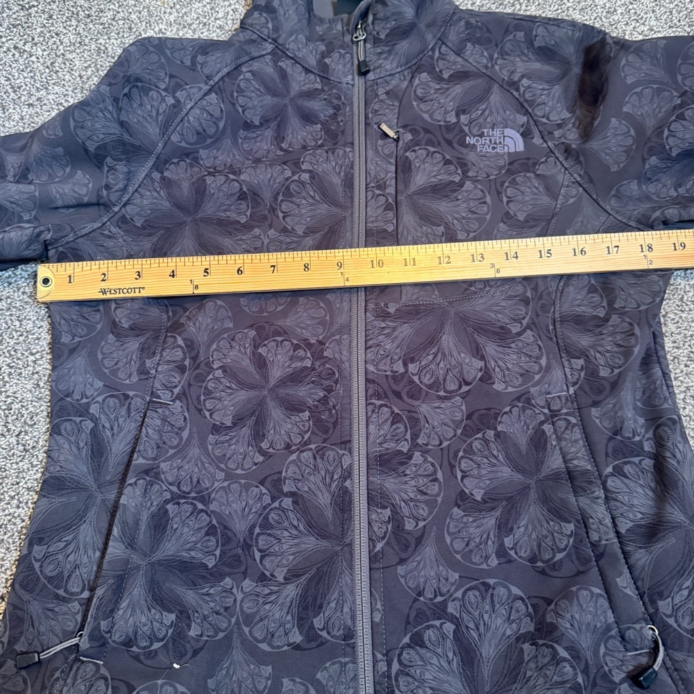 The North Face Apex Bionic Jacket Black Gray Full Zip Soft Shell Jacket Womans M - Picture 6 of 12
